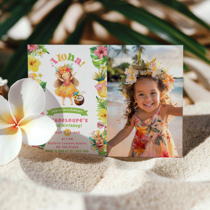 Invitation Aloha Tropical Hawaii luau
