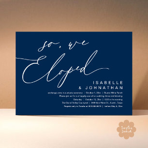 Invitation Alors, Nous Avons Été, Dîner Romantique Mariage