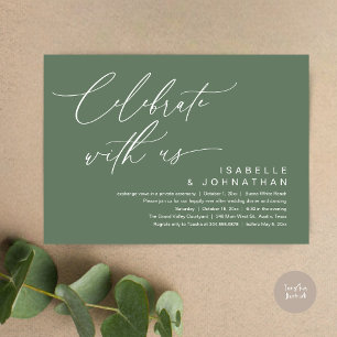 Invitation Alors, nous nous sommes enfuis, dîner de fête de m