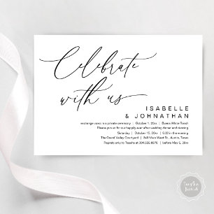 Invitation Alors, nous nous sommes enfuis, dîner de fête de m