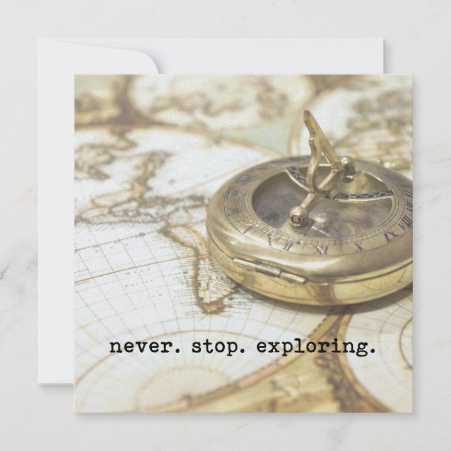 Invitation ALWAYS JOURNEY 5.25 x 5.25 card (Devant)