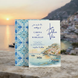 Invitation Amalfi Coast Amore | La Dolce Vita Sunset Wedding