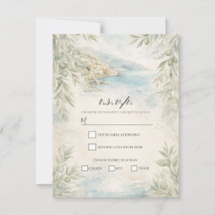 Invitation Amalfi Rêverie Côtière Méditerranéenne RSVP