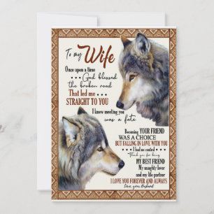 Invitation Amant de femme   À ma femme Je t'aime pour toujour