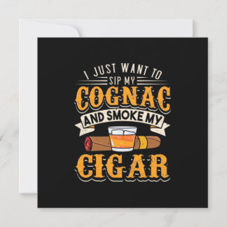 Invitation Amateur de cigares | Mon Cognac et fumer mon cigar