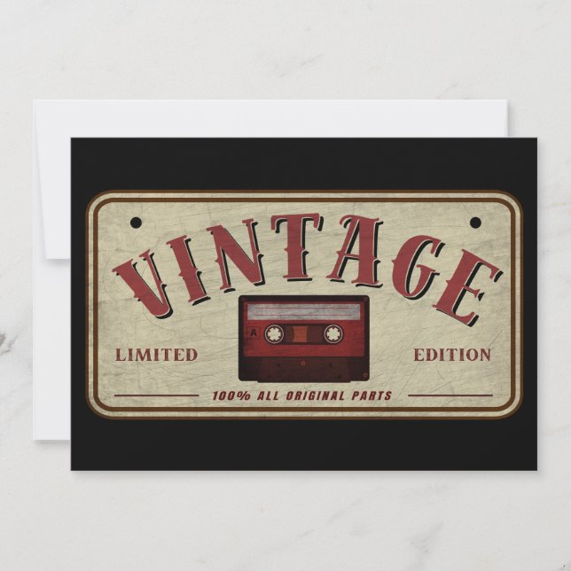 Invitation Amateur de musique Édition limitée Bande Cassette  (Devant)