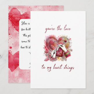 Invitation Amateurs d'artisanat Valentine
