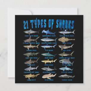Invitation Amateurs De Requins 21 Types De Requins Animaux Oc
