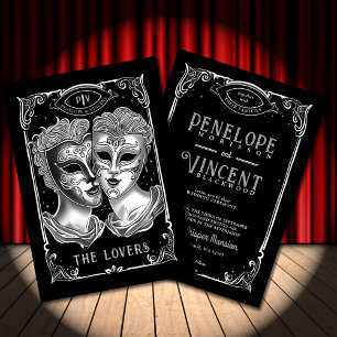 Invitation Amateurs de théâtre   Mariage Tarot