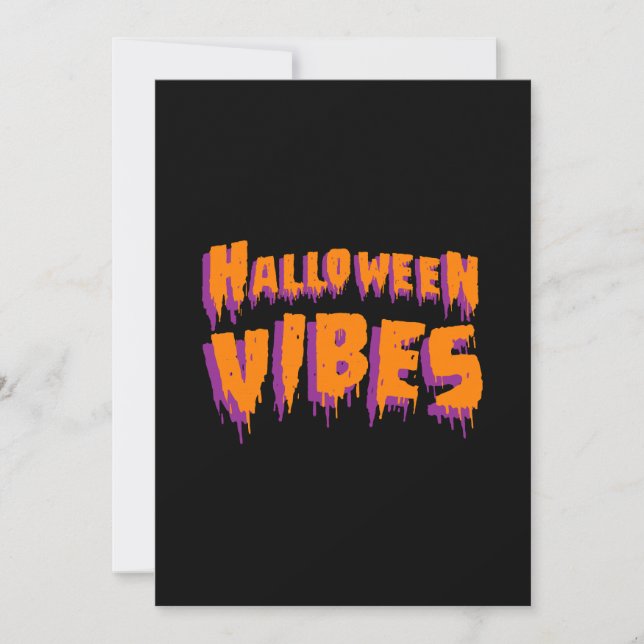 Invitation Ambiance Halloween (Devant)