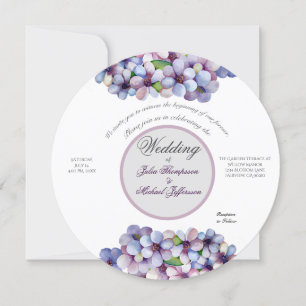 Invitation Ambiance romantique et poétique Pastel Lilac