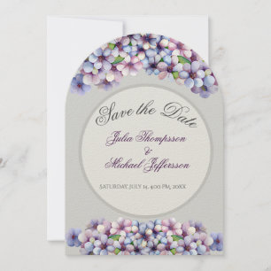 Invitation Ambiance romantique et poétique Pastel Lilac