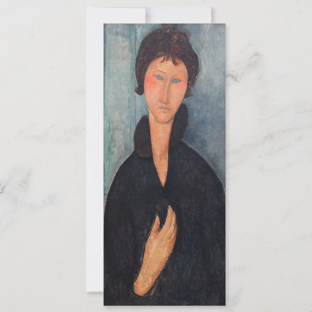 Invitation Amedeo Modigliani - Femme aux yeux bleus (Devant)