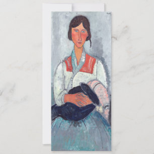Invitation Amedeo Modigliani - Femme tzigane avec bébé
