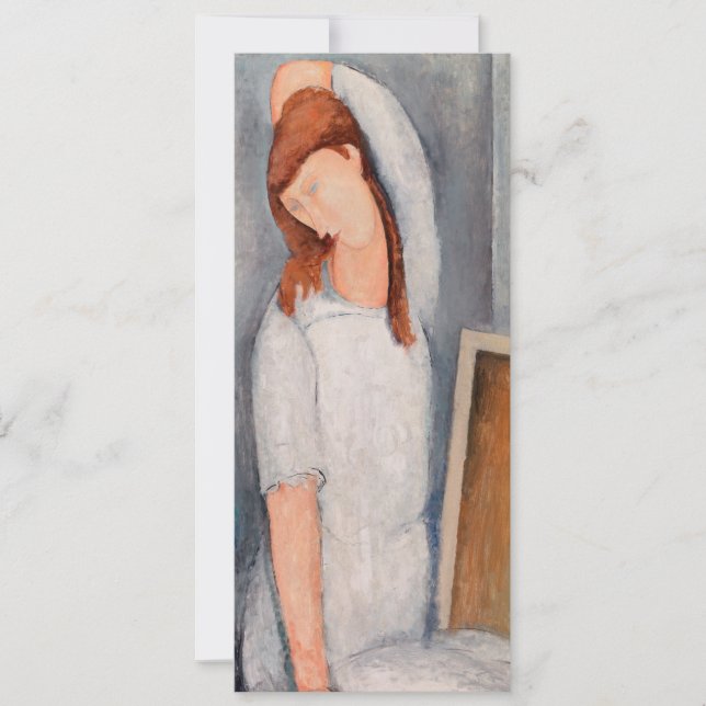Invitation Amedeo Modigliani - Portrait Jeanne Hebuterne #1 (Devant)