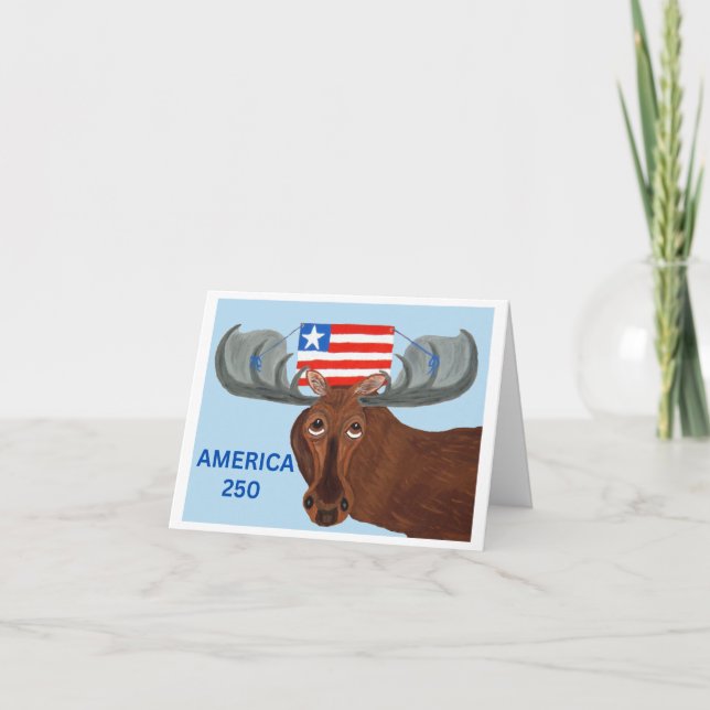 Invitation  America 250 Moose (Devant)