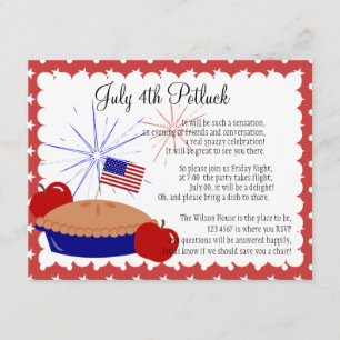 Invitation American Apple Pie