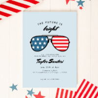 American Flag Graduation Party Lunettes de soleil