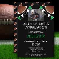 American Football Ball Flags Photo Anniversaire