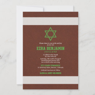 Invitation American Football Bar Mitzvah
