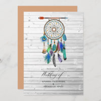 Amérindien Dreamcatcher Mariage de Bohême