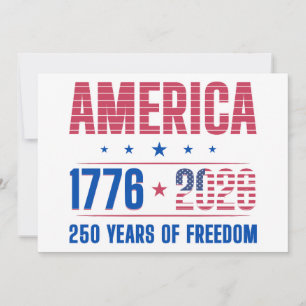 Invitation AMÉRIQUE 1776 2026 250 ans de liberté
