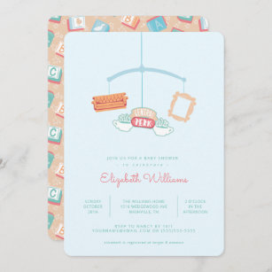 Invitation AMIS™   Central Perk Mobile Baby shower