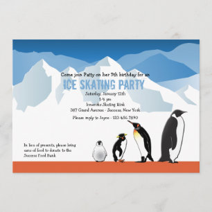 Invitation Amis de pingouin