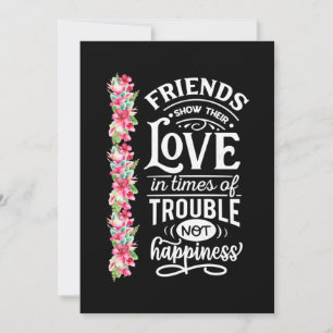 Invitation Amis Montrent Leur Amour