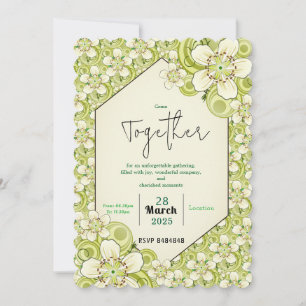 Invitation Amitié éternelle avec amour