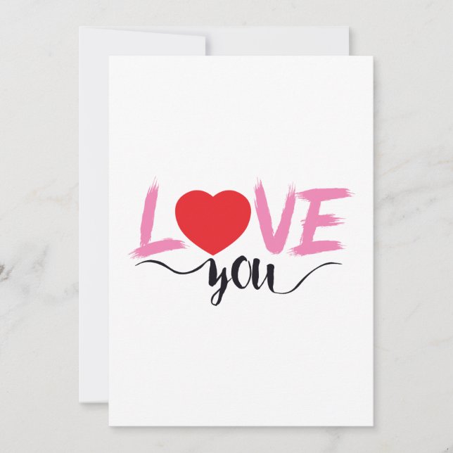 Invitation Amour (Devant)