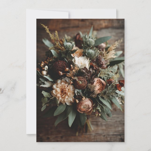 Invitation Amour à feuillage persistant | Grace sauvage (Devant)