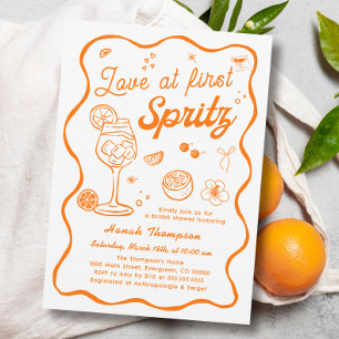 Invitation Amour à la Fête des mariées First Spritz