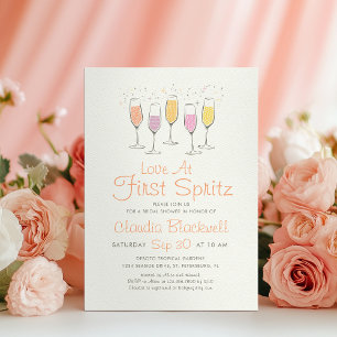 Invitation Amour à la Fête des mariées First Spritz