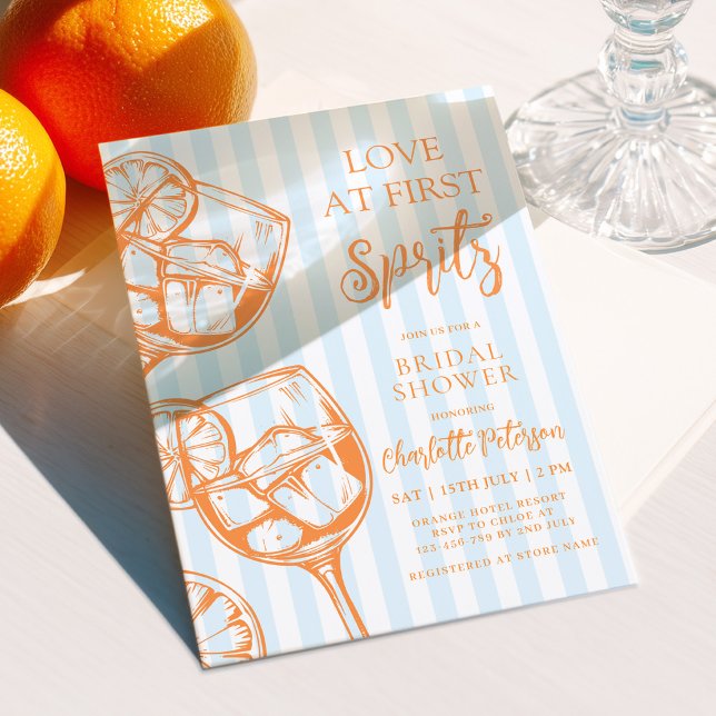 Invitation Amour au premier Spritz Aperol Enterrement de Vie  (Créateur téléchargé)
