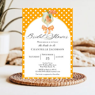 Invitation Amour au Premier Spritz Orange Pétillant Fête de M