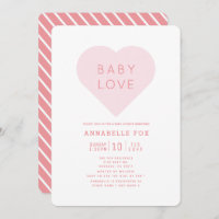 Amour bébé | Pink Heart Valentine's Day Baby showe