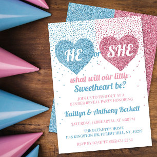Invitation Amour Coeurs Saint Valentin Fête de la Révélation