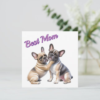 Invitation Amour de Bouledogue français