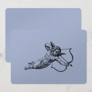 Invitation Amour de Cherub Cupid Vintage