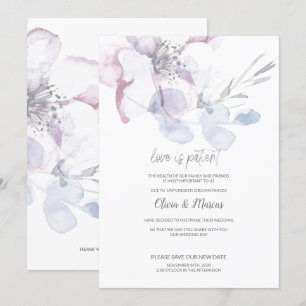 Invitation Amour de Fleur de Pommier Patient Report de Mariag