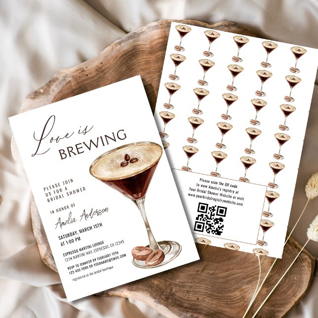 Invitation Amour en cours de préparation Fête de fiançailles  (Créateur téléchargé)