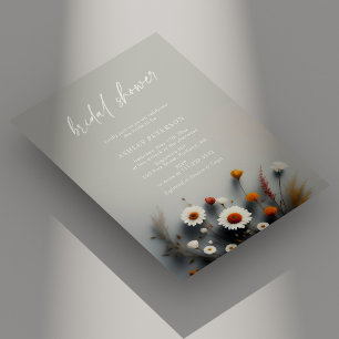 Invitation Amour en Fleurs : Cérémonie de Fiançailles Fleur d