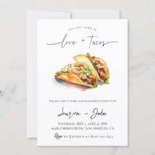 Invitation Amour et Tacos