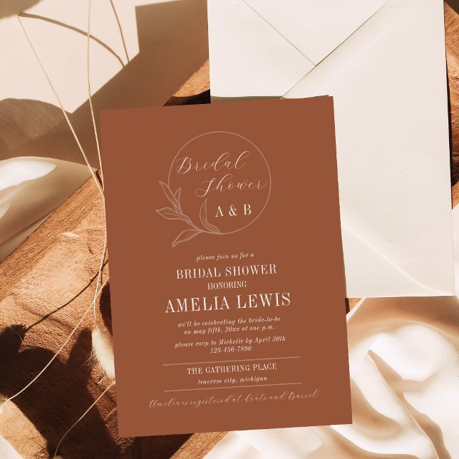 Invitation Amour Éternel | Couronne de Terracotta pour Enterr (Créateur téléchargé)
