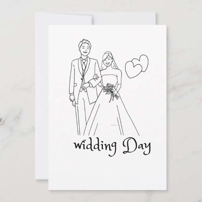 Invitation Amour éternel : Un Mariage à se souvenir (Dos)