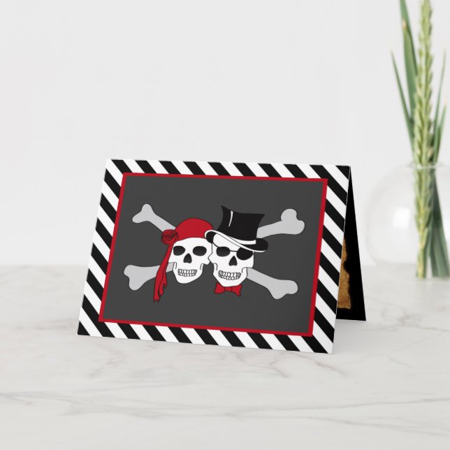Invitation amour pirate (Devant)