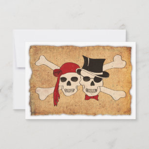 Invitation amour pirate