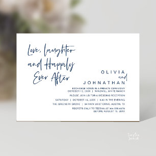 Invitation Amour, Rires et Pour Toujours, Moderne
