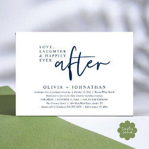 Invitation Amour, Rires et Réception de Mariage Heureux à Tou